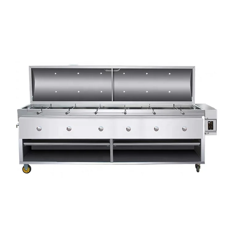 3 heads gas Hot Product Barbecu Oven Barbecue Oven Electric BBQ Oven bbq grills