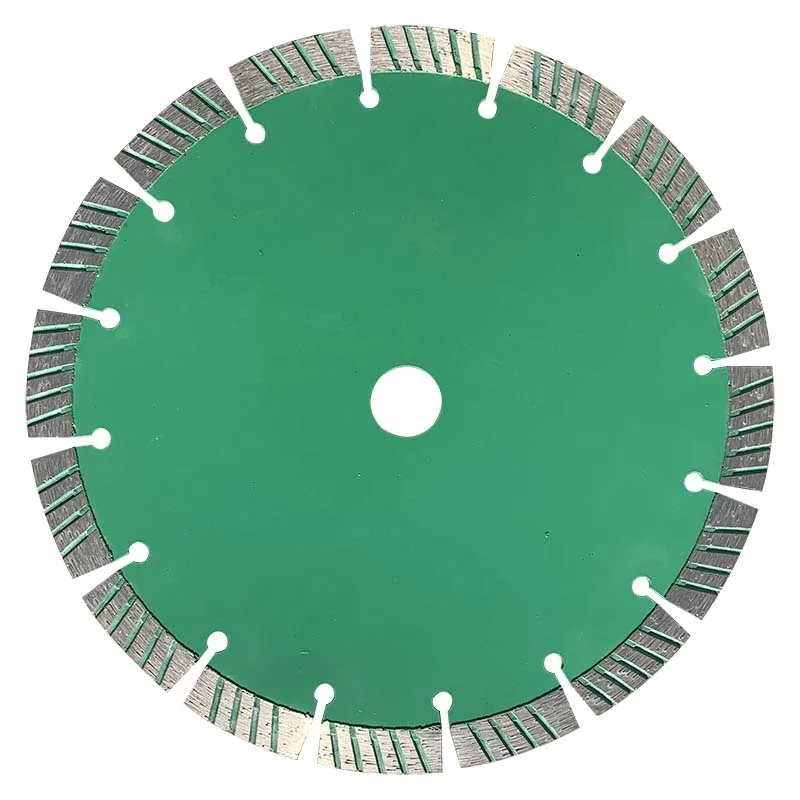 
230x15x22.23mm turbo-segment diamond circurlar saw cutting blade for reinforced concrete and hard stones. 