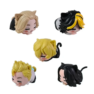 5PCS/SET 4CM Anime Tokyo Revengers Cosplay PVC Action Figure Set Collection