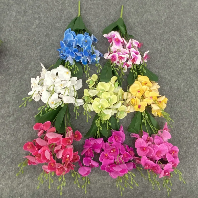 Artificial flowers are recommended for home decoration with 20 phalaenopsis orchids