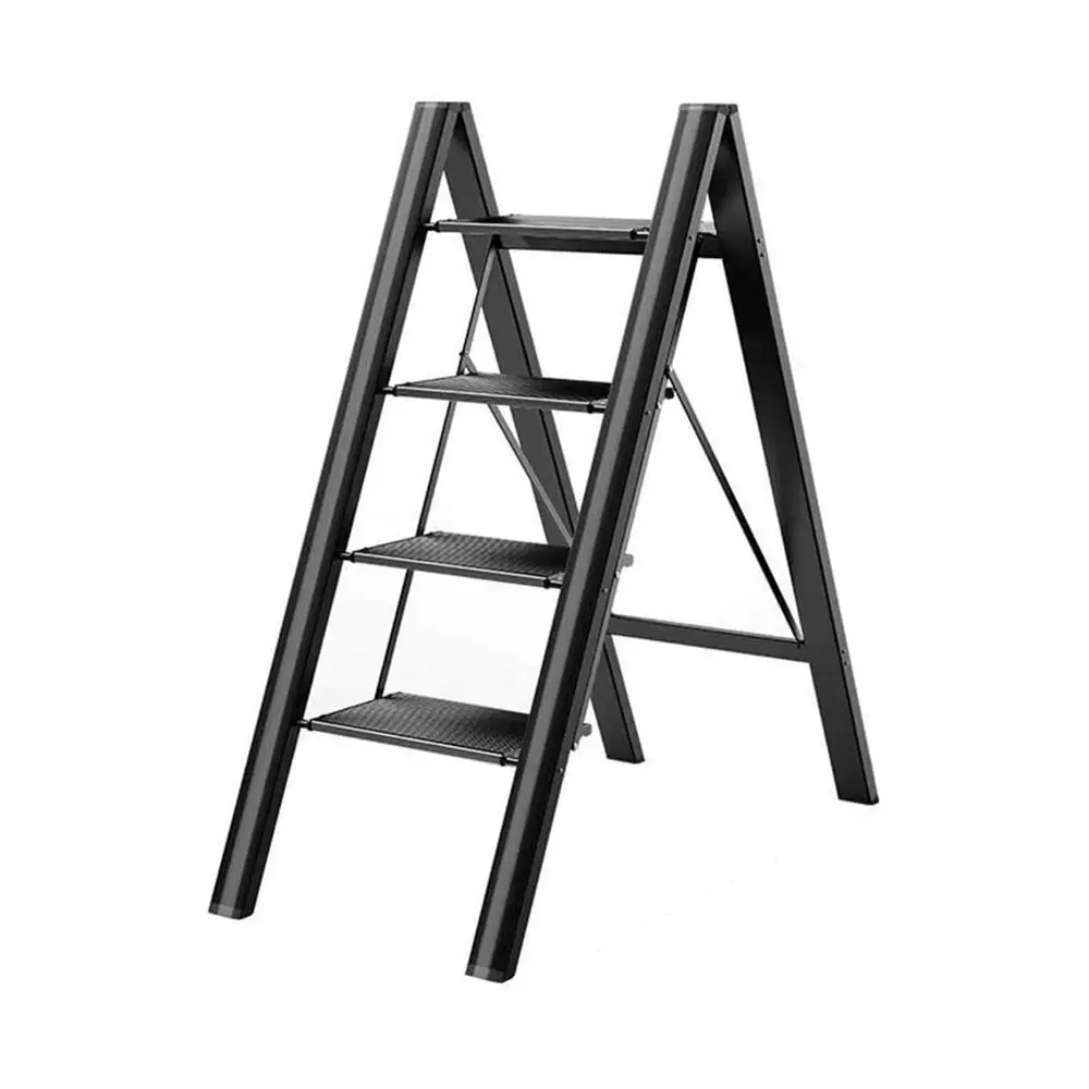 PRIMA Strong Ladder 12 Steps Alloy Steel Folding Ladder For Attic Mini Ladder
