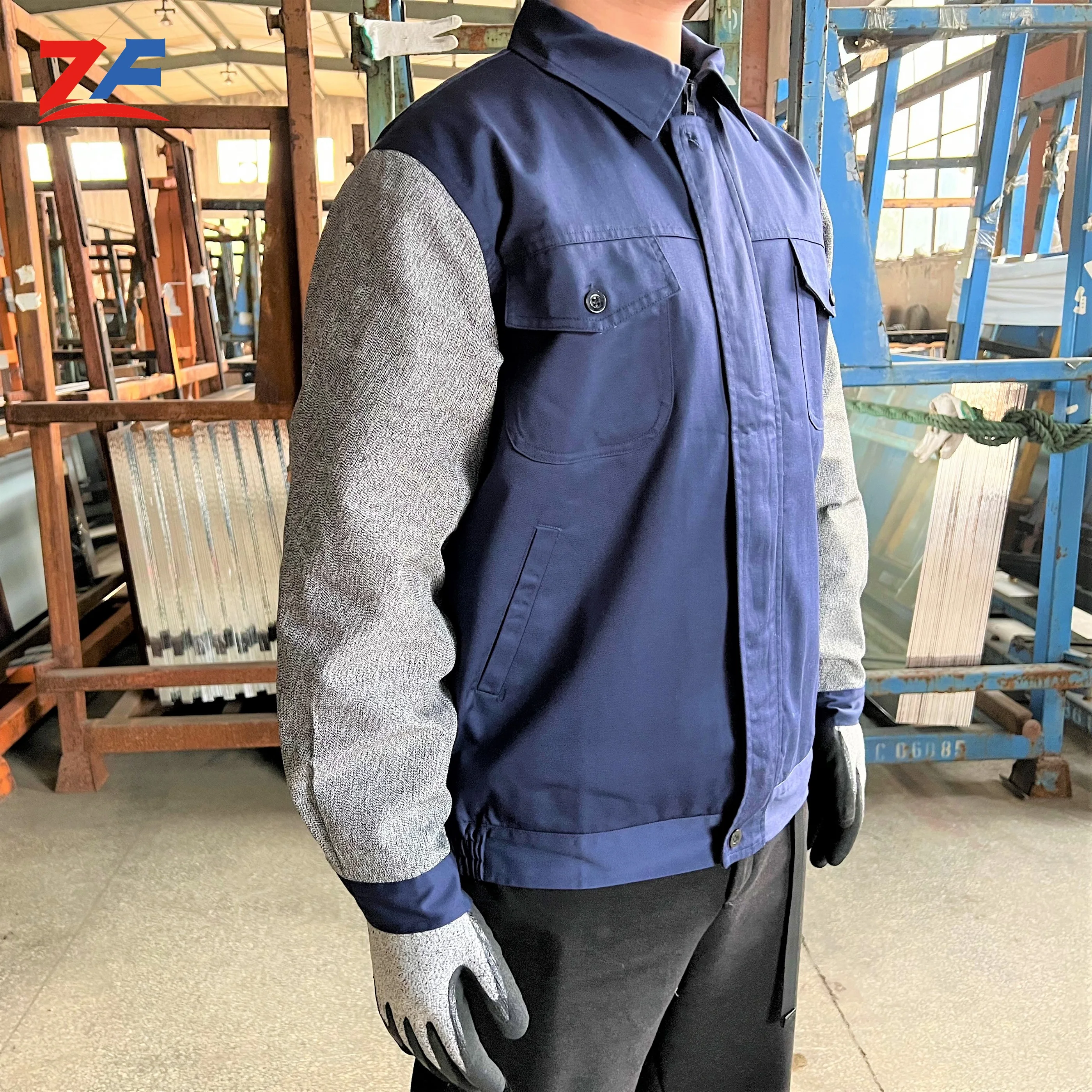 Workwear Uniforms Industrial Uniform overalls to prevent arm injuries high quality work clothes