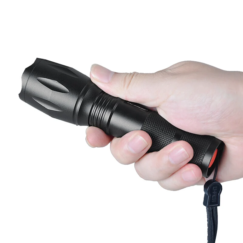 Тактический светодиодный фонарик Warsun X50, 18650 лм, масштабируемый, с аккумулятором или 3 батареями ААА