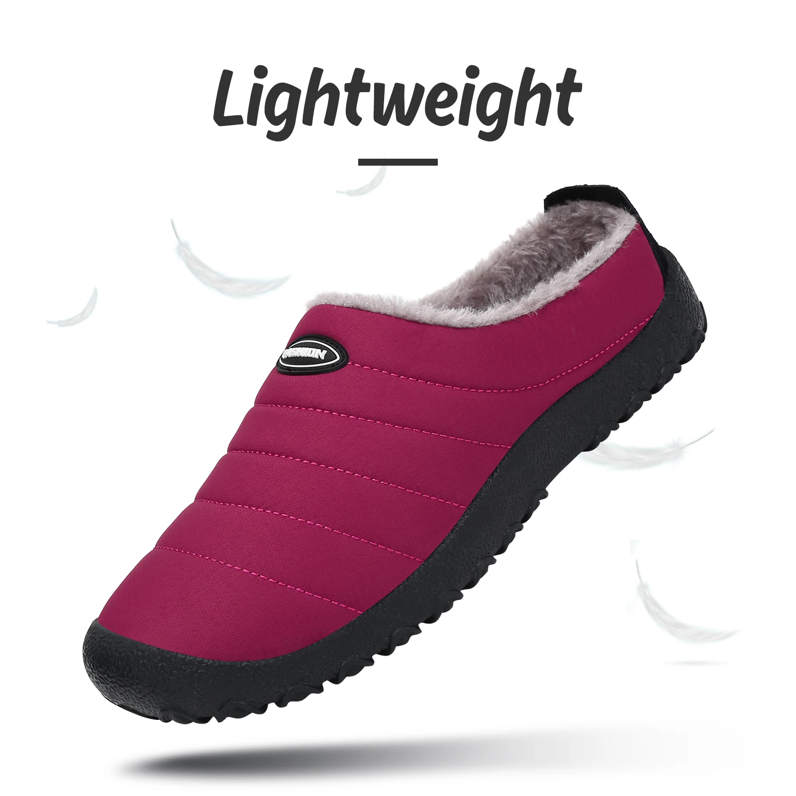 Factory Price Wholesale Colorful RO Soft Anti Slip Plush Snow Boots For Mens Womens Adult