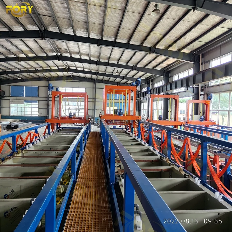 Linyi Fory zinc electroplating equipment /metal electroplating machinery/electro plating machine