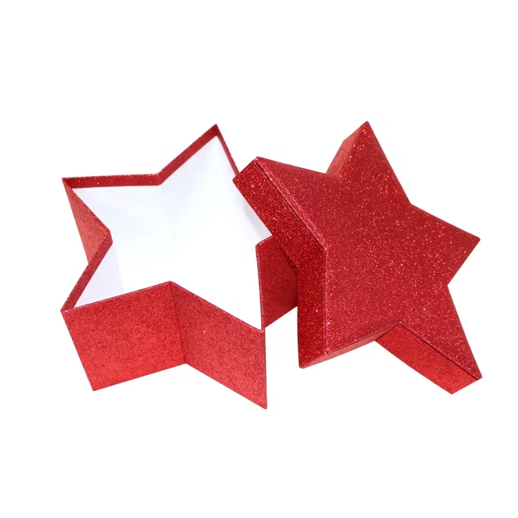Custom Packaging Paper Christmas Boxes Gift Box Chocolate Candy Packaging Star