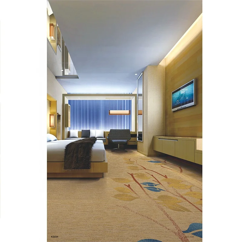 Haima Carpet Printed Carpet Hotel Wall to Wall Capet With Anti-slip Backing