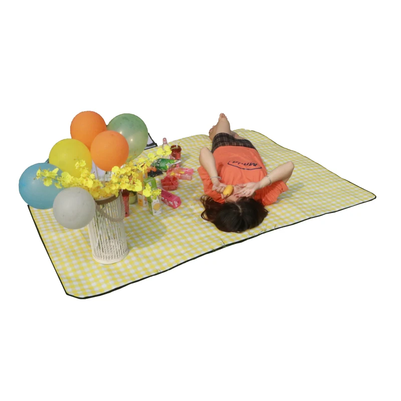 
custom outdoor picnic mat folding rug sand free beach mat waterproof sleeping camping mat 