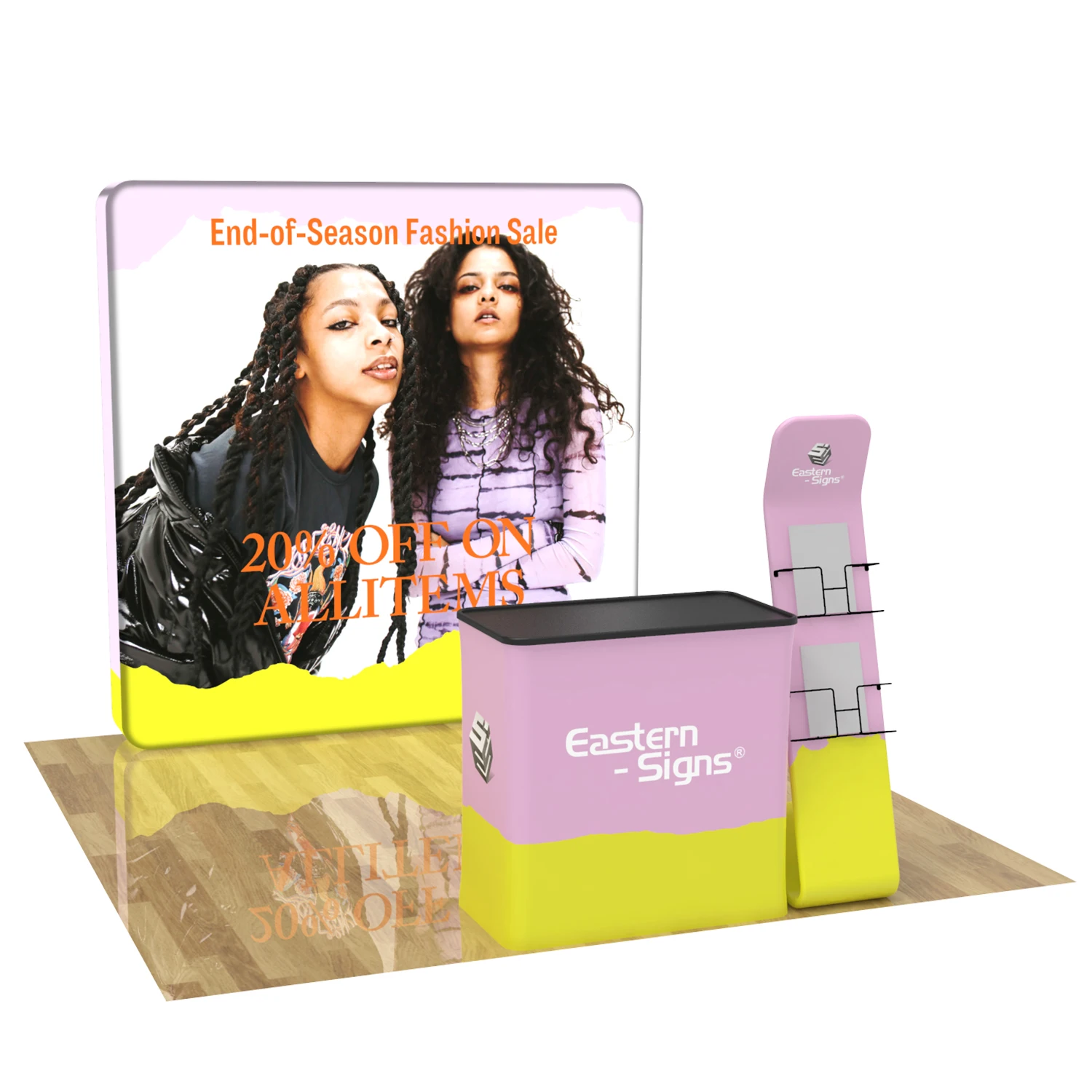 Portable seg light box exhibition 10*10ft trade show booth exhibition booth trade show booth for exhibition show event