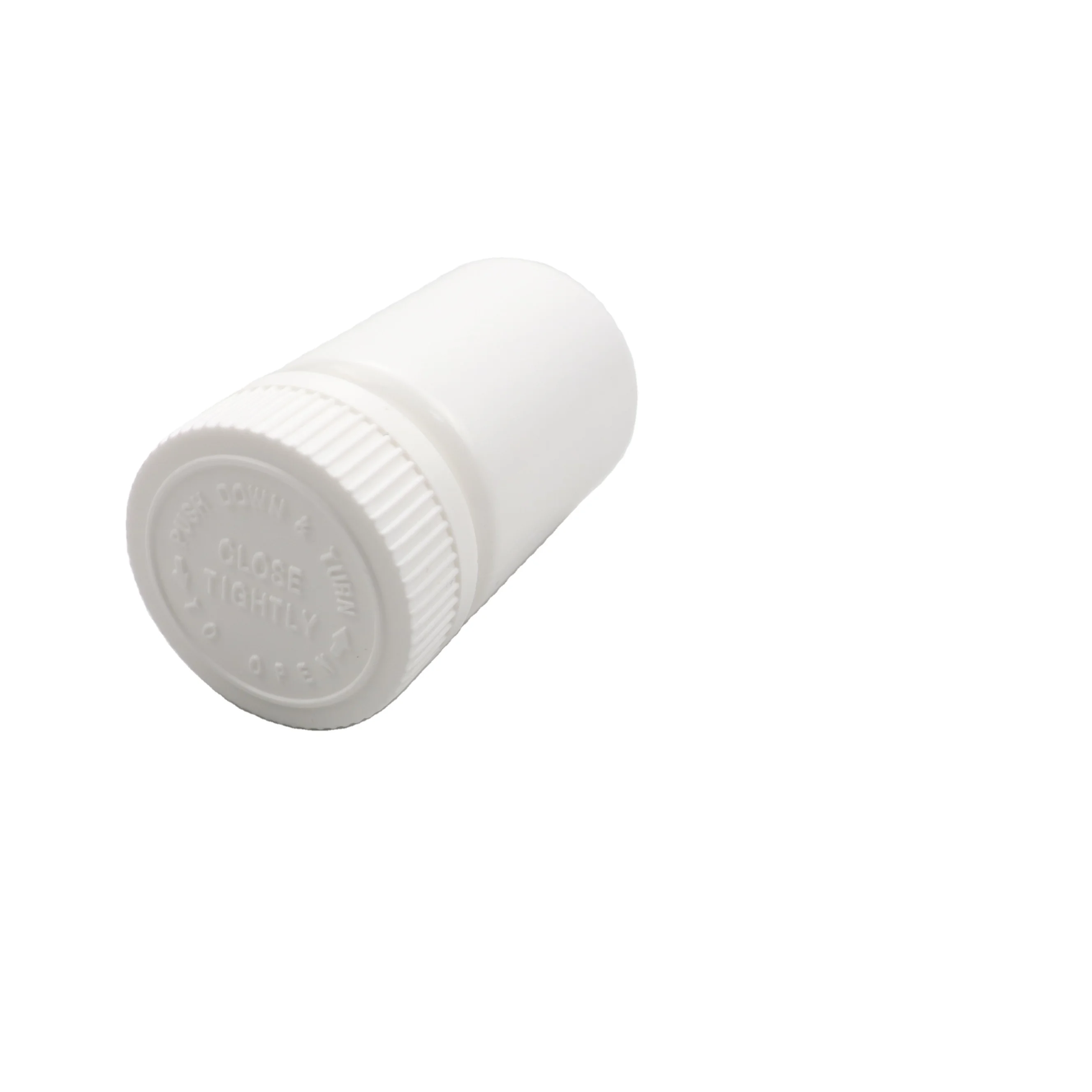 Round White HDPE Capsules Tablets Bottle 45ml 60ml 75ml 85ml Mini Healthy White Medical Medicine Plastic Empty Vitamin Pill Caps