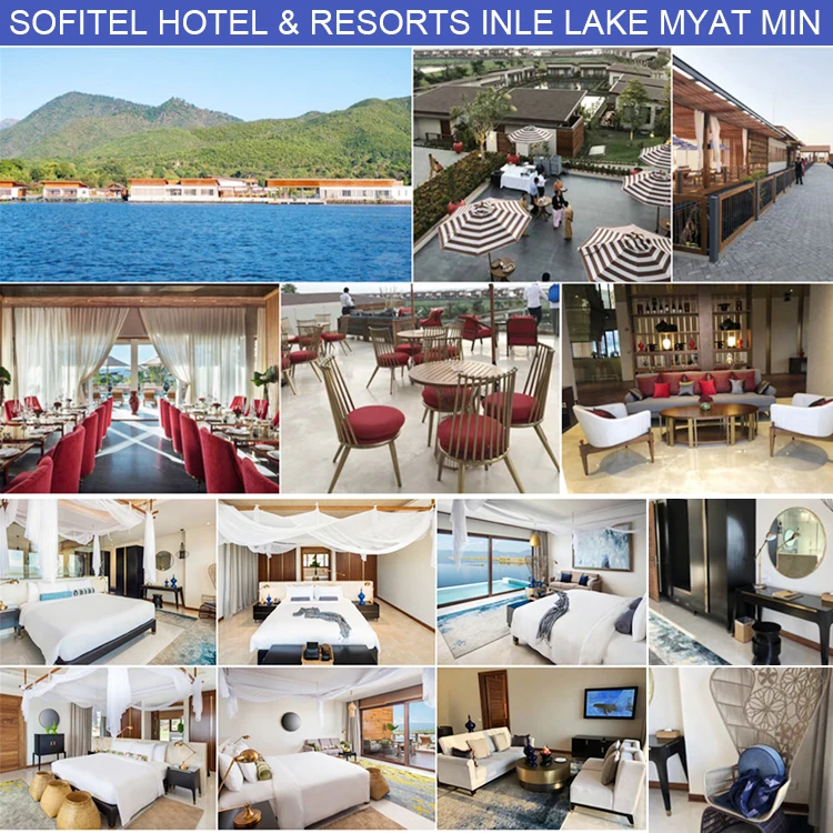 Fulilai custom luxury 4 star hotel room furniture bedroom set