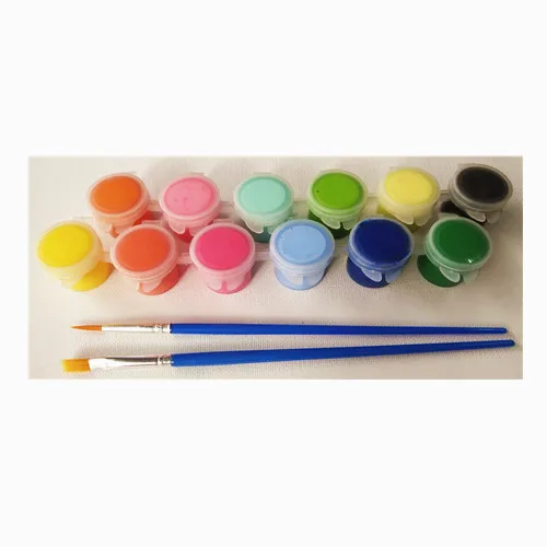 2ml 3ml 5ml 10ml Acrylic Color Paints Set 12 Colors Quick Drying Acrylic Paints With ASTMD and EN71
