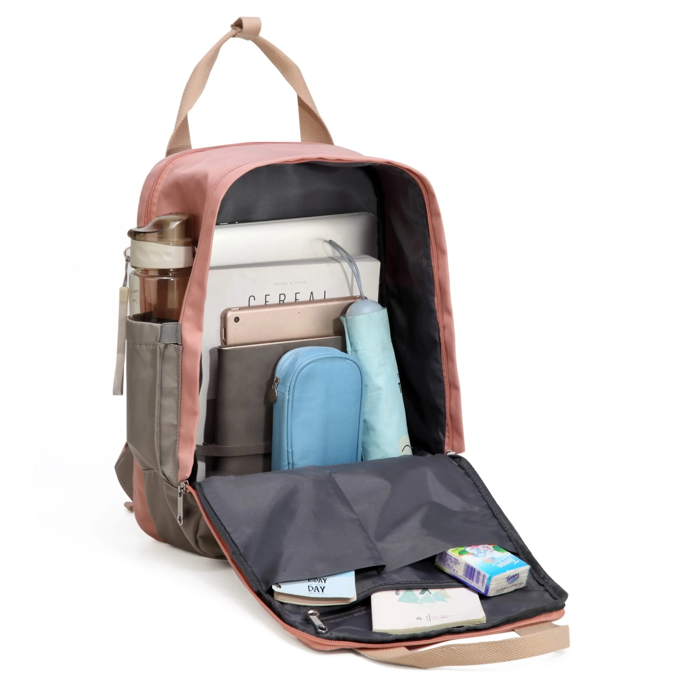 2023 mochilas escolares Fashion Pink laptop back pack Teens School Backpack for Girls High School Bags for teenagers