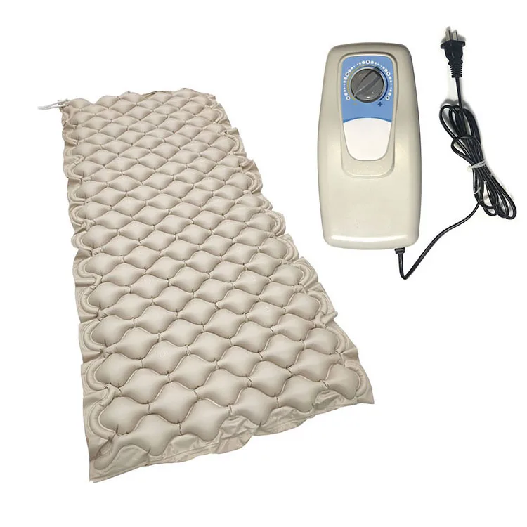 Senyang medical pvc bubble anti-decubitus inflatable nursing care patient hospital bed air mattress with pump