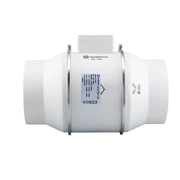 250mm industrial bathroom warehouse kitchen ventilation pipe duct fan