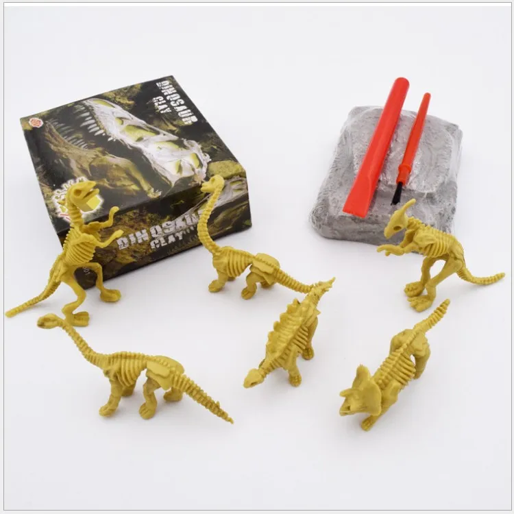 Развивающие игрушки динозавра для раскопок DIY детская игрушка