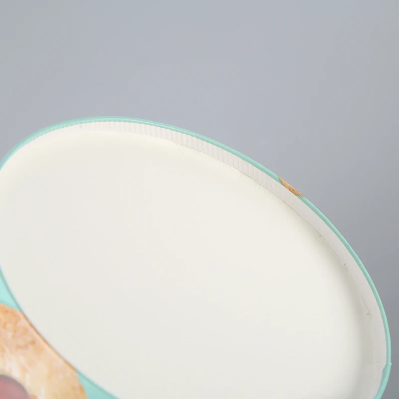 chocolate paper bucket Wholesale disposable custom takeout printed food packaging popcorn paper bucket