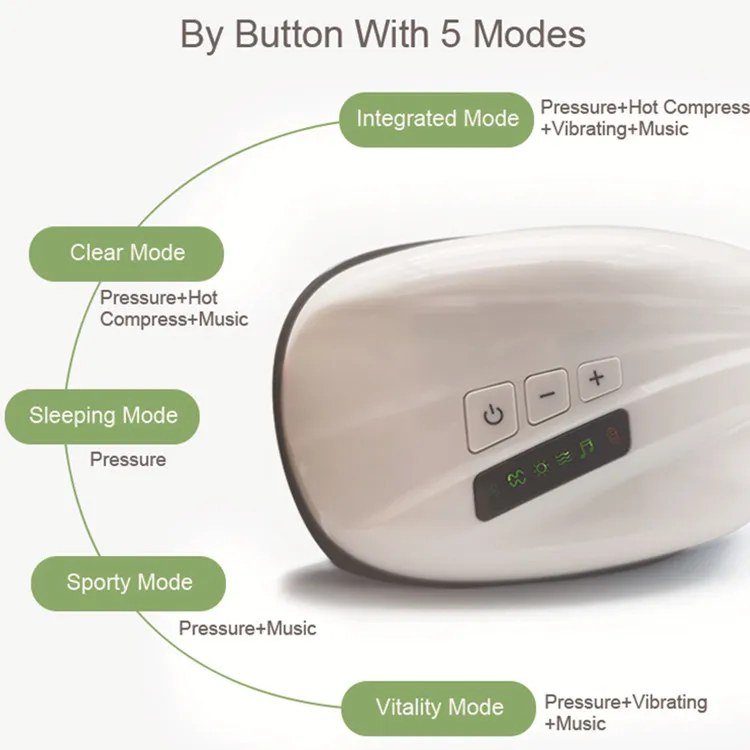 Eye Massage Apparatus Instruments Other Massage Products Hydrogen 4D Smart Eye Mask Eye Massager