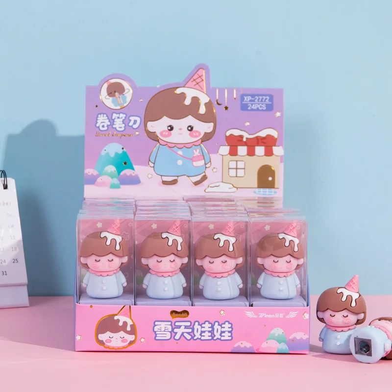 YIHENG animal fancy pencil sharpener stationeries for school supplies and students kids cartoon standard