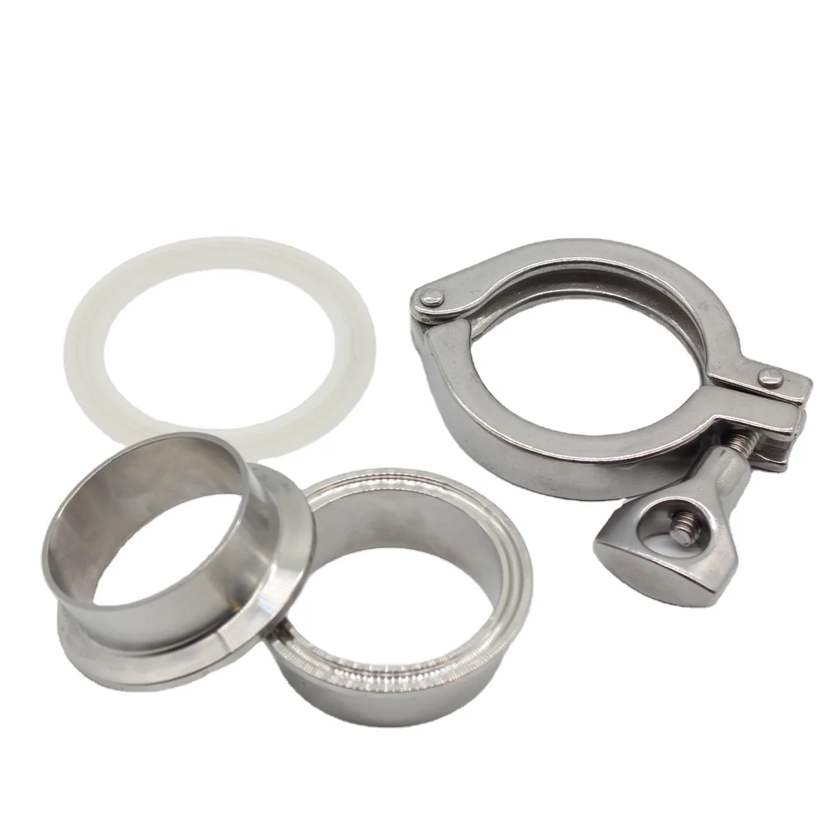 3 А санитарная нержавеющая сталь для пищевых продуктов 1 '2' 304ss 316L тройной клевер зажим фитинги труб