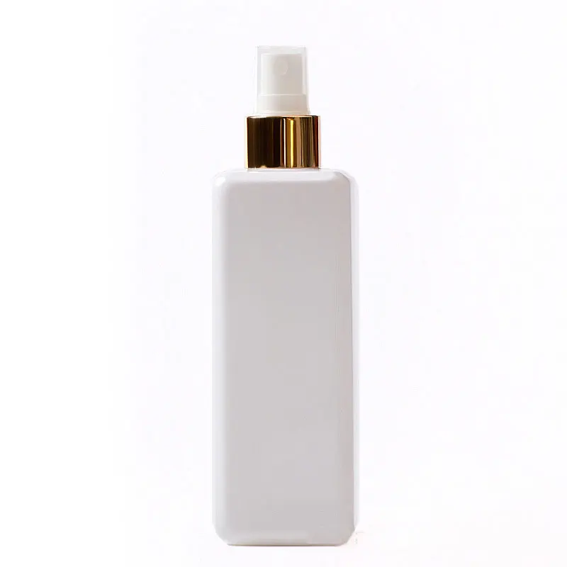 PET Plastic Bottle 500ml Trigger Spray Fine Mist Toner Cosmetic Packaging 4oz/120ml 8oz/250ml Square Shampoo Packaging Disc Top