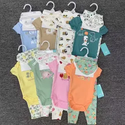 Brand new kids clothes wholesale Apparel stock boys summer clothes shorts Sets