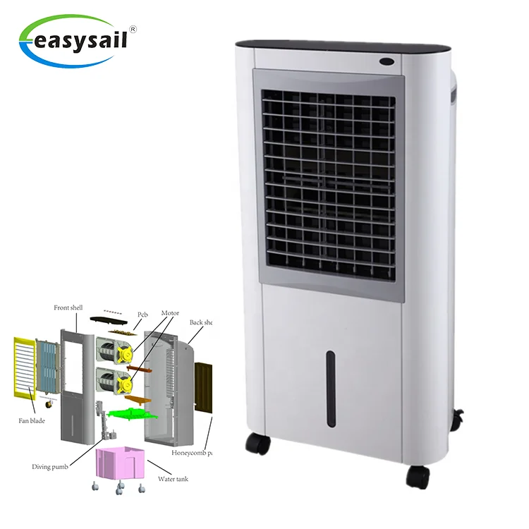 Smart Home Appliance Air Cooler Conditioner 165W 3000m3/h Airflow Water Air Cooler Portable Evaporative Air Cooler