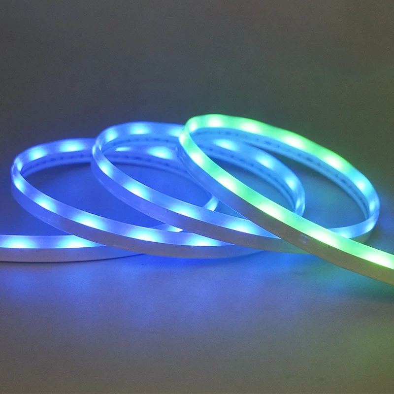 3D channel letter rgb light backlight sign led strip light rgb SIlicone tube waterproof rgb pixel led light