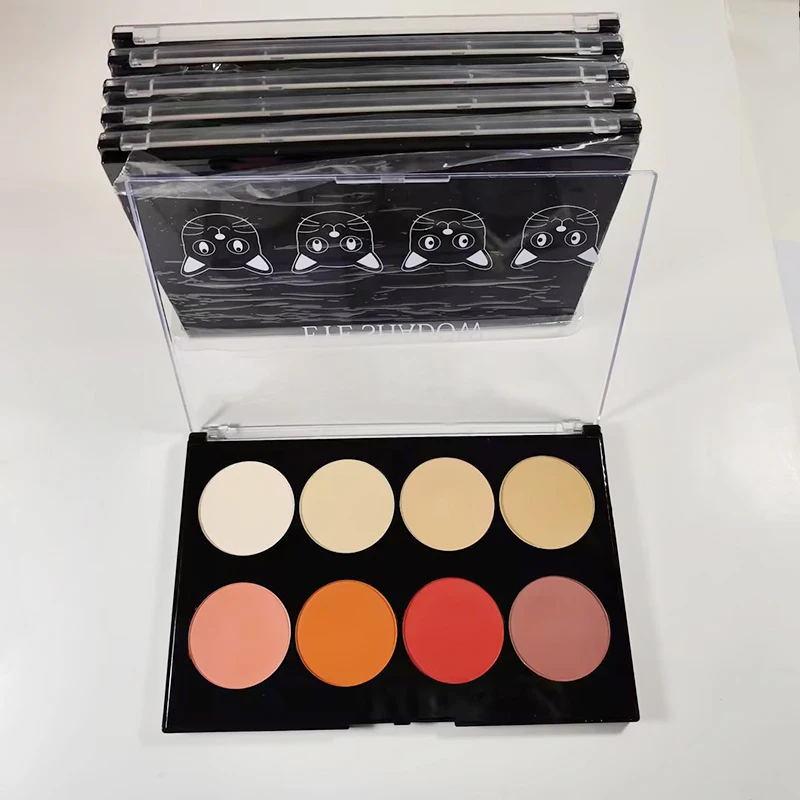 ODM OEM 8 Colors hot selling  matte eye shadow  private label multi- colors eye shadow high pigment eye cosmetic