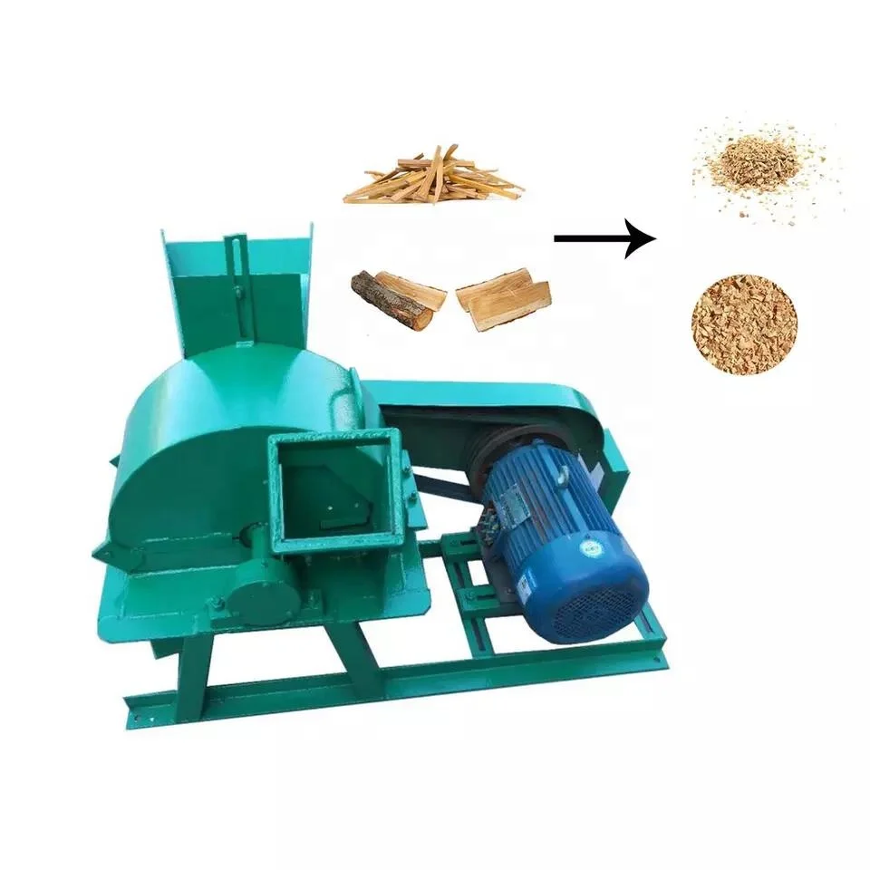 Coconut shell grinding agricultural diesel wood sawdust crushing machine waste wood crusher machine price for biochar pellet