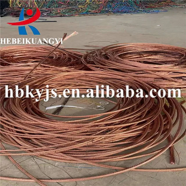 99.99% scrap copper wire red copper