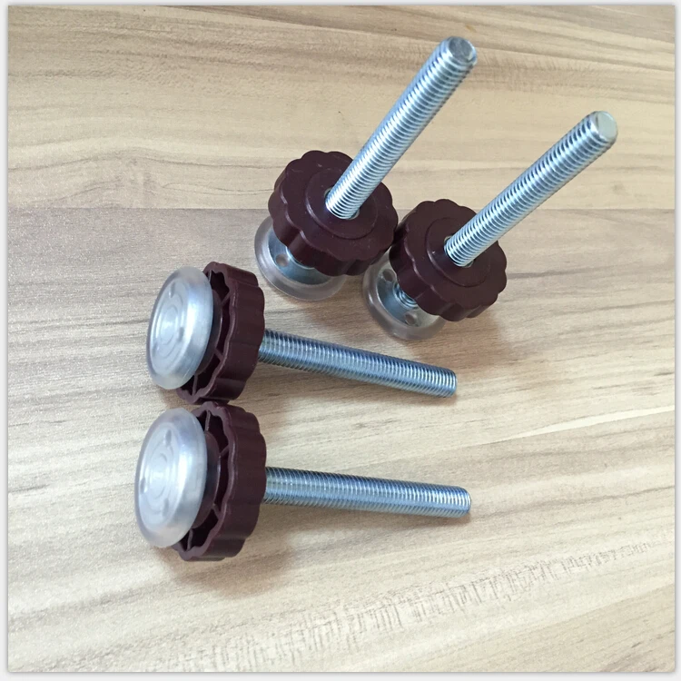 Adjustable Baby Gate Parts Replacement Threaded Spindle Rod with Pressed Adjustment Bolts Safety Protection Accessory