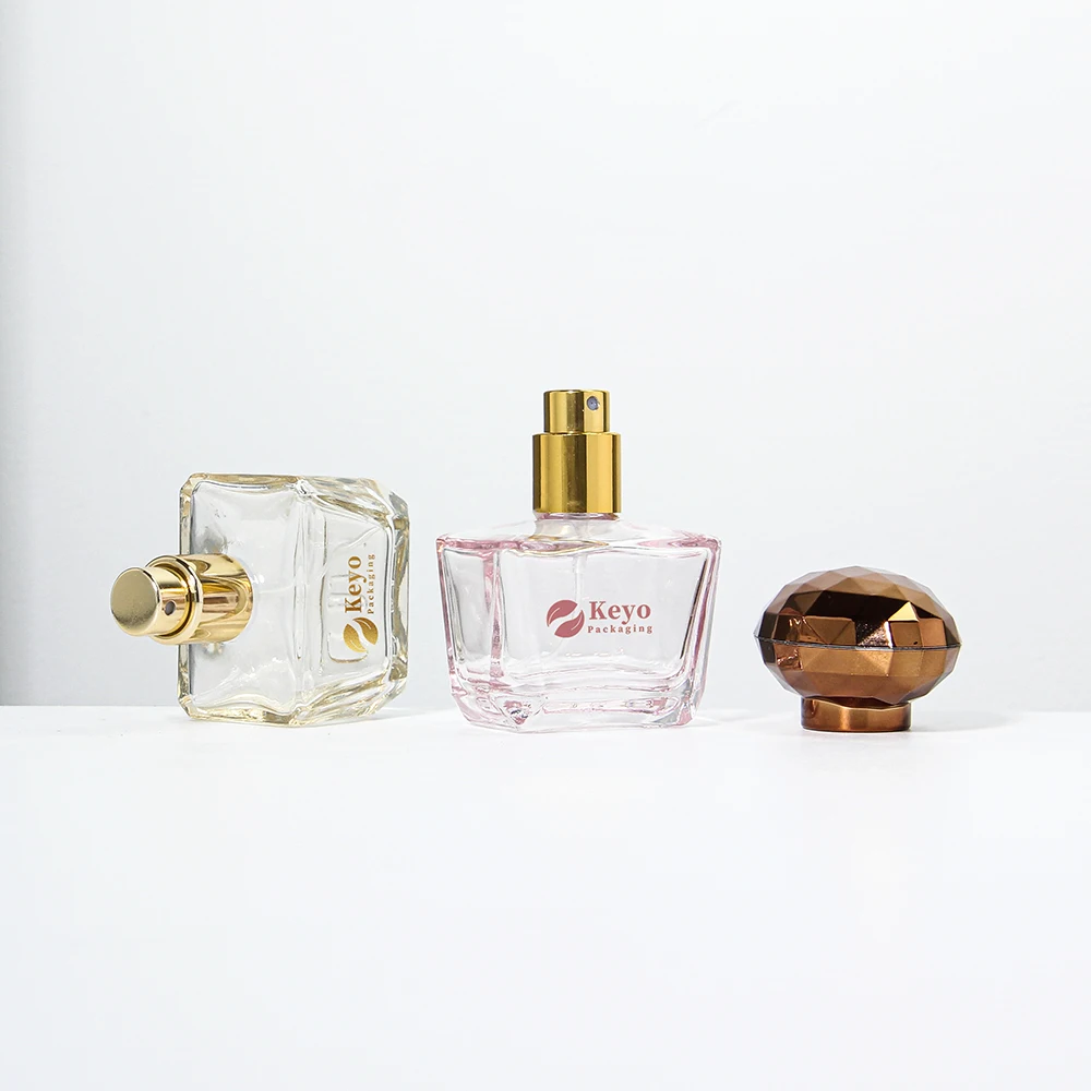 Manufacturer Hot Sale Custom Color/Logo 30ml 1oz Refillable Empty Fine Mist Spray Glass Perfume Bottle With Box