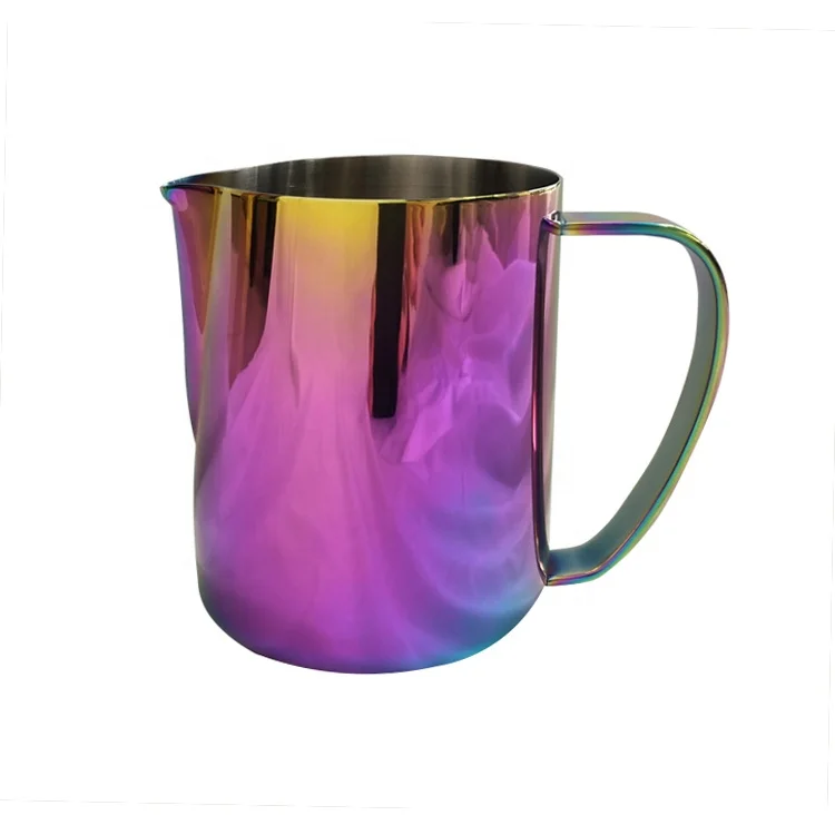 
304 Stainless steel expresso latte art coffee pitcher garland cup for cappuccino mocha 