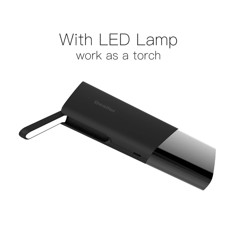 Тряски power bank показывают состояние питания в любое время мода цифровой дисплей со светодиодной подсветкой usb 10000 мА/ч Белый портативные зарядные устройства