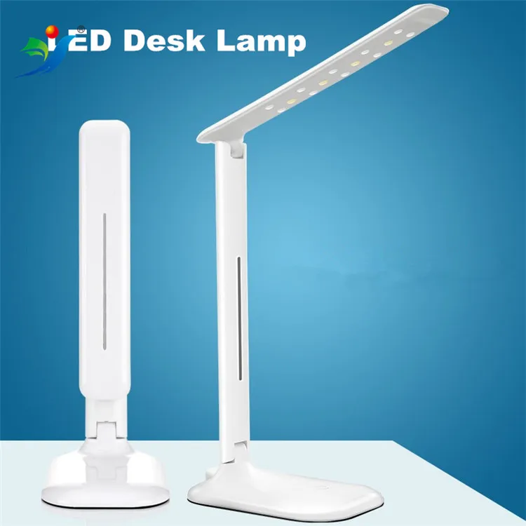 Led стиль экономической складной настольная лампа пластиковые работы настольная лампа