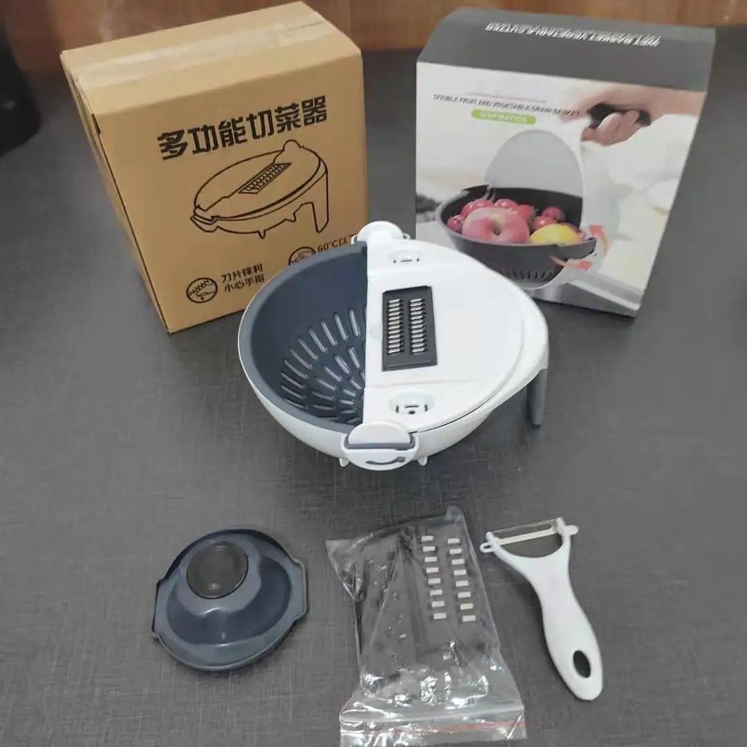 Hot selling Kitchen tools   manual mandoline fruit vegetable cutter onion dicer veggie slicer vegetable chopper