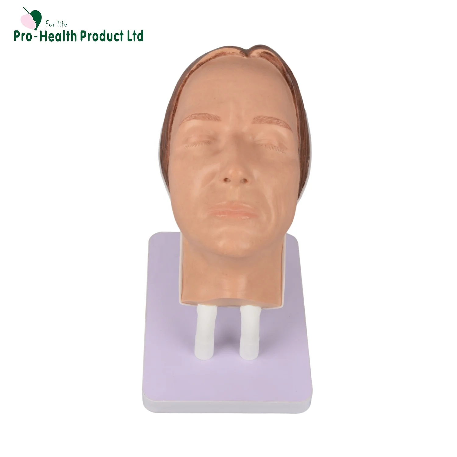 Silicone Mannequin Head Female Face With Bone Inside Injection Practice Model for Neurotoxin Injections Facial Injections