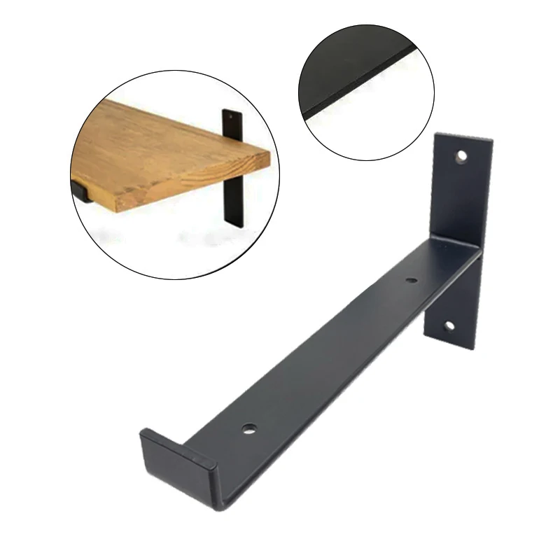 Custom Metal Floating Shelf Brackets L Angle Wall Mounting Brackets
