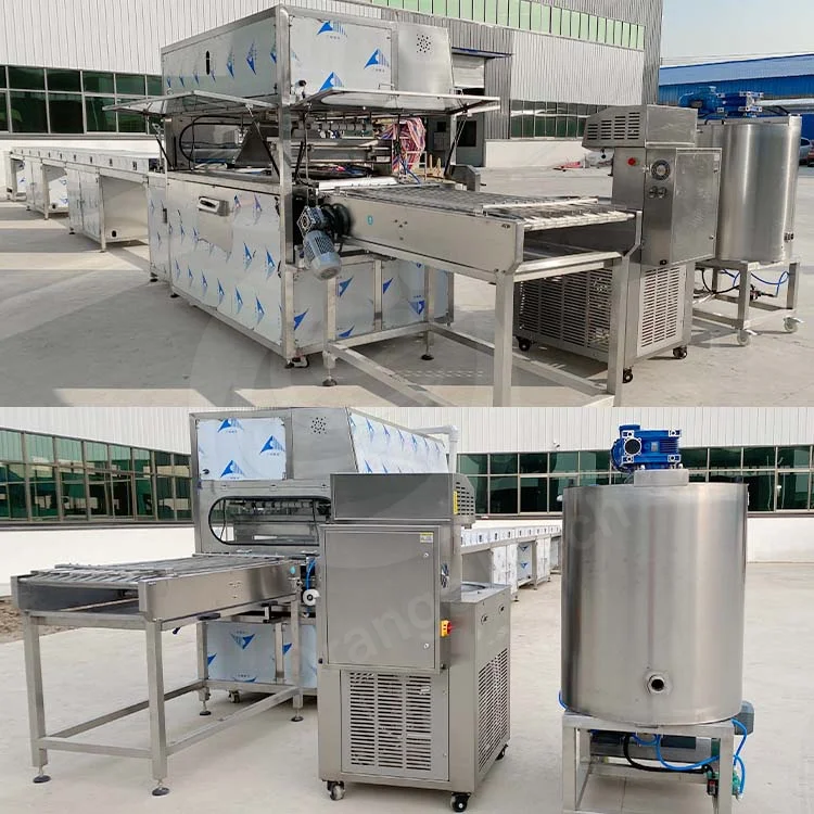ORME Cake Chocolate Donut Dip Machine Cooling Device Chocolate Coating Production Line for Biscuit