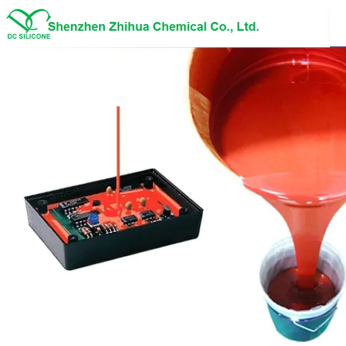 Factory Price Liquid Transparent Electronic Potting Compound Silicone Rubber for PCB