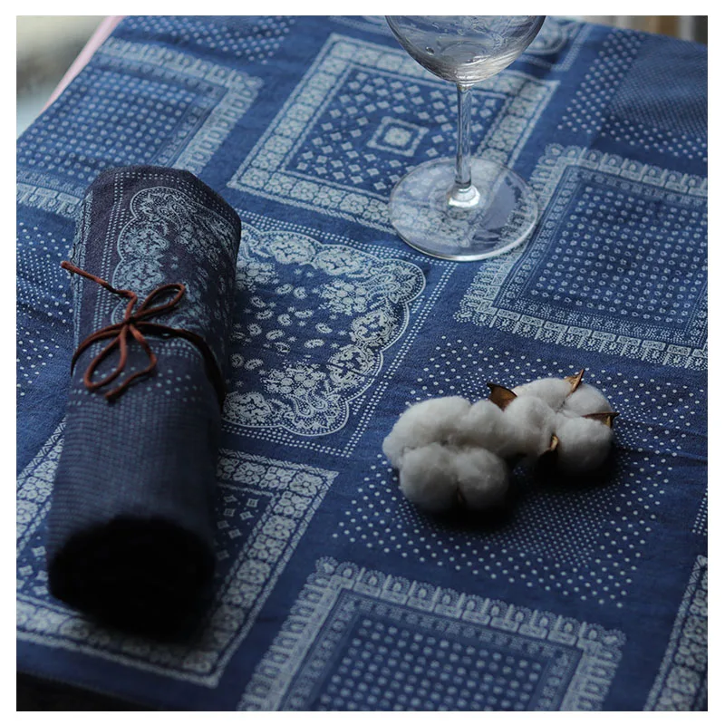 Оптовая продажа, 100% хлопок, 32s, синяя мягкая 4,5 унции, промытая джинсовая ткань с принтом для рубашек, джинсов, юбки для лета, производитель текстиля