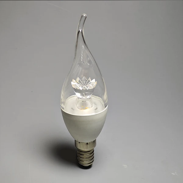 Mini Candle Led Bulbs 5w 6w 7w 9w 110v 220v Warm White 2200k 2700k LED Sharp Bulb