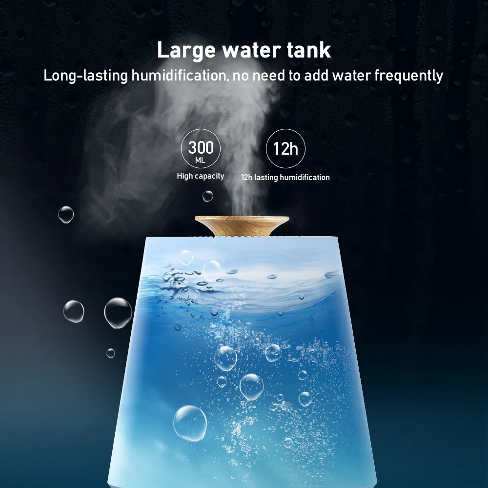 2022 new design Essential oil diffuser 300 ml Remote Control bluetooth speaker Music aroma diffuser for hotel lobby