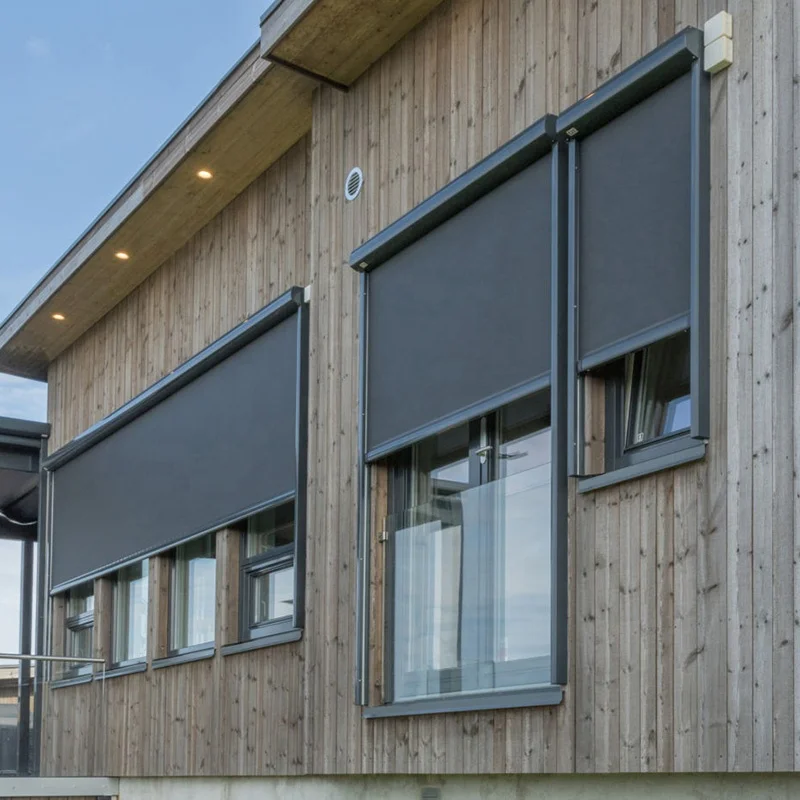 Roller blind luxury smart dual roller blinds 100% blackout day night window electric motorized window blinds