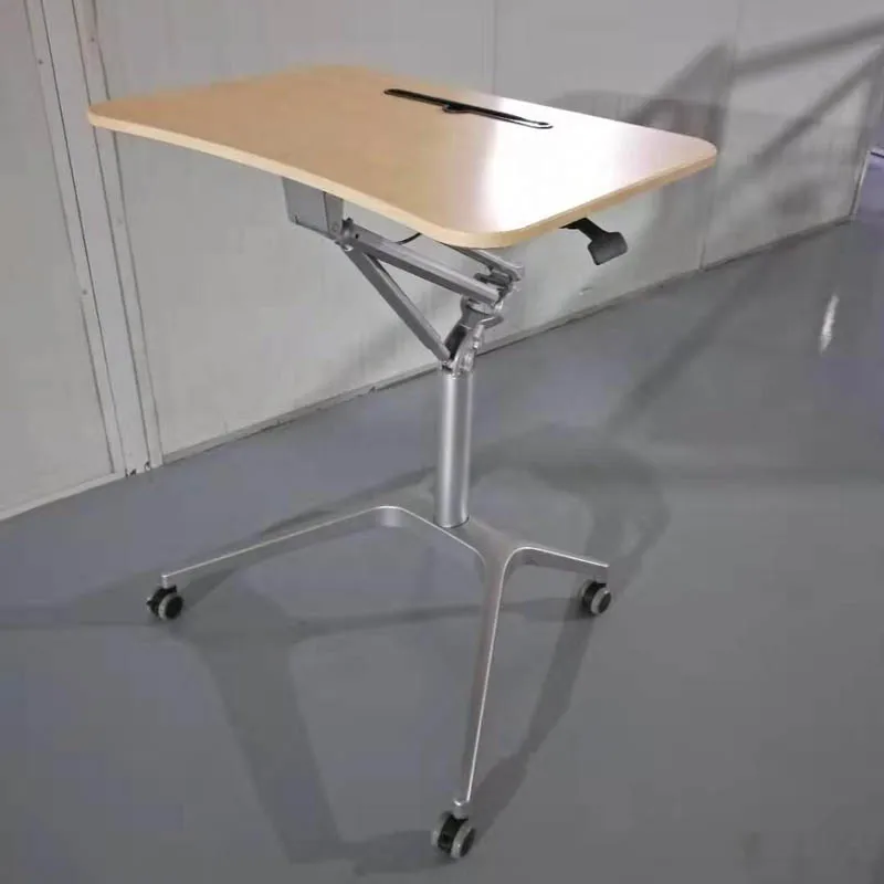 Modern Student desk Study Table Pneumatic Adjustable Height Cover Desk Spring Adjustable Desk Table
