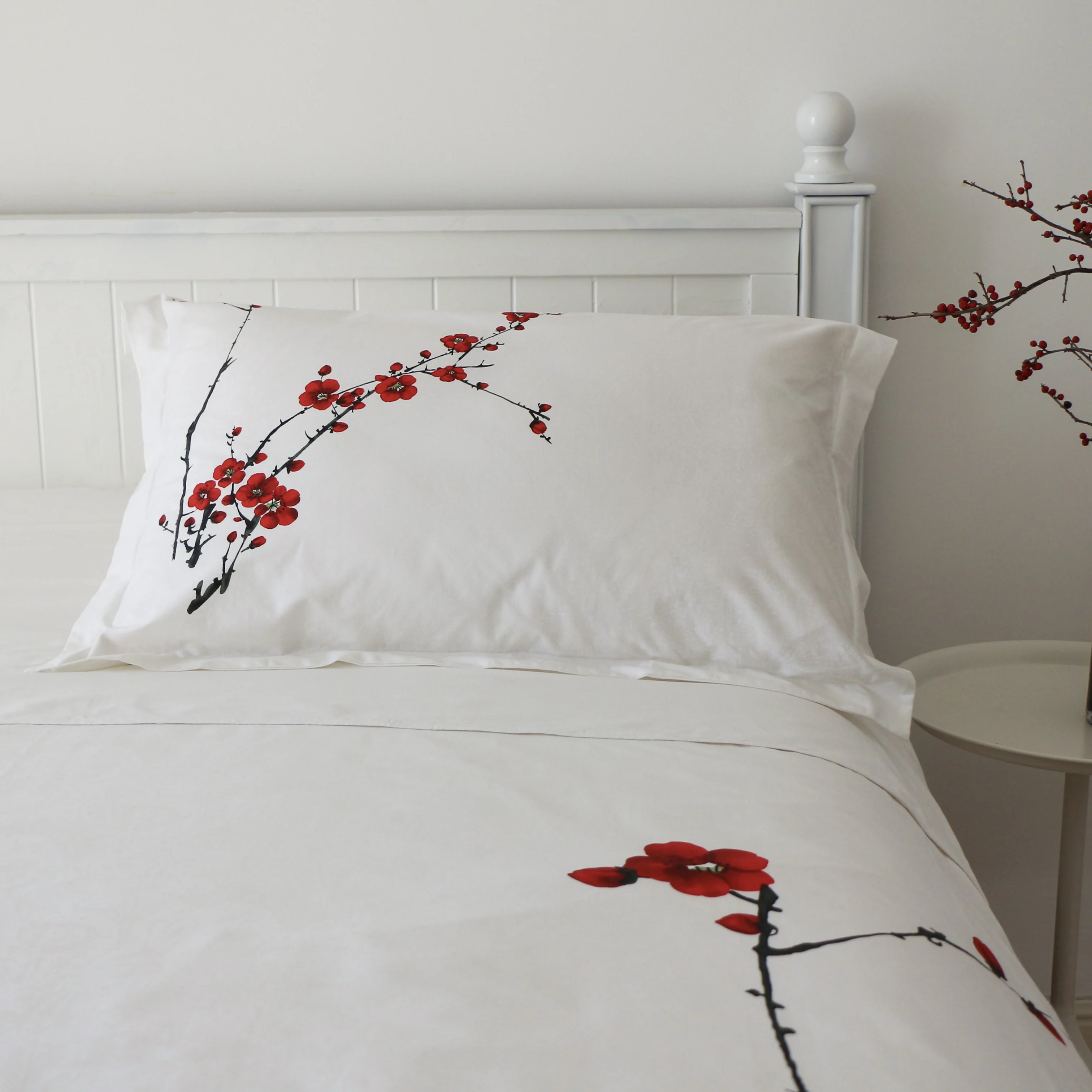 Комплект двухсторонних пододеяльников королевского размера 100% хлопковый набор Плоских листов с