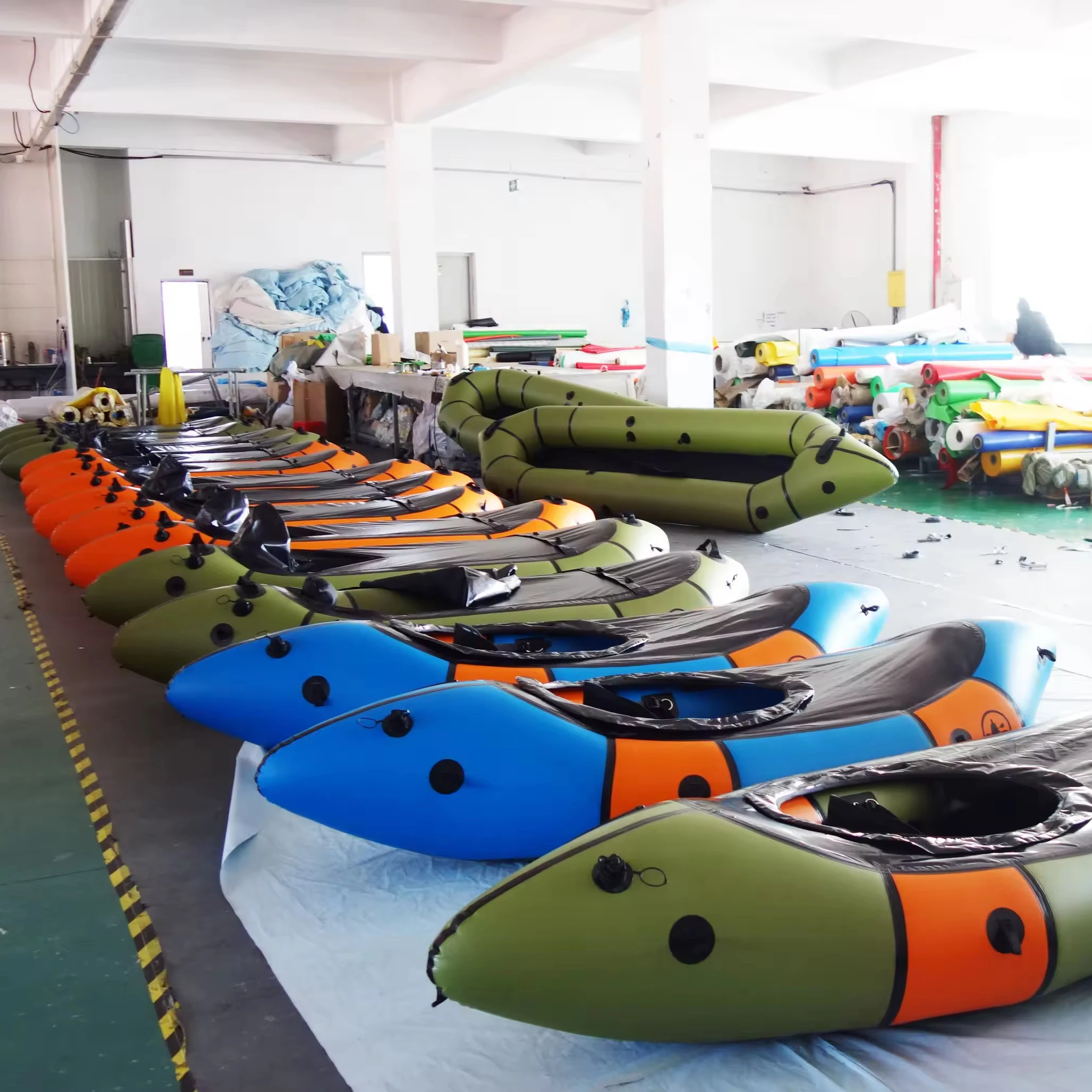 Yuanjing 2024 Заводская индивидуальная белая водная надувная велосипедная лодка из ТПУ