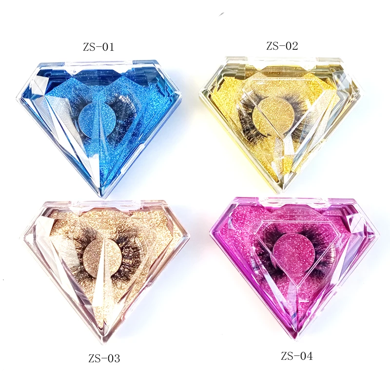 
International market price high quality multicolor false eyelashes packaging plastic box 