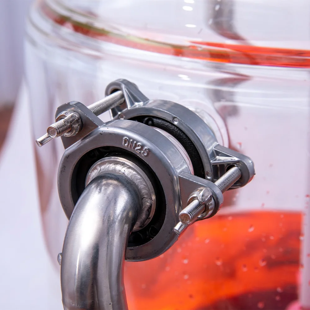 Chemical Distillation Jacketed Glass Reactor Reaction Vessel